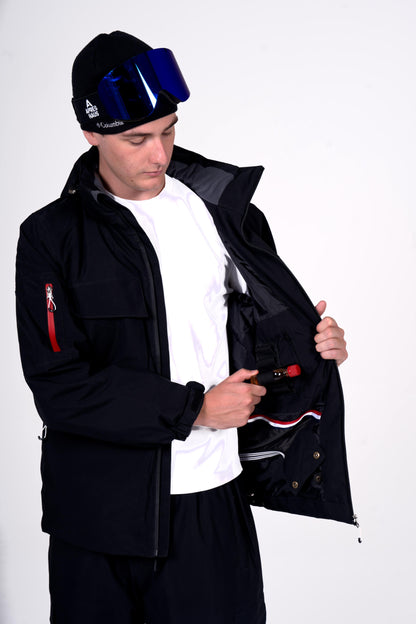 AQ Black Ski Jacket